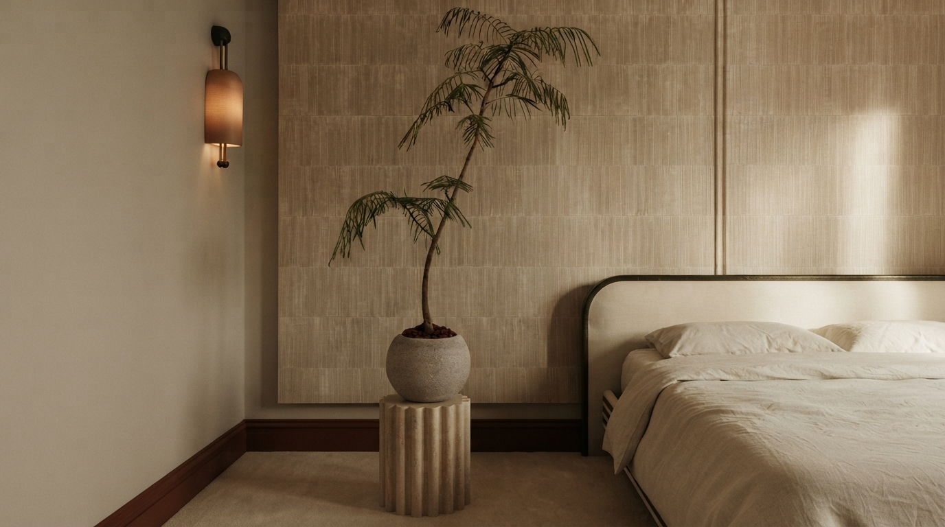 Editorial illustration for 5 Renter-Friendly Biophilic Design Elements for Urban Apartments