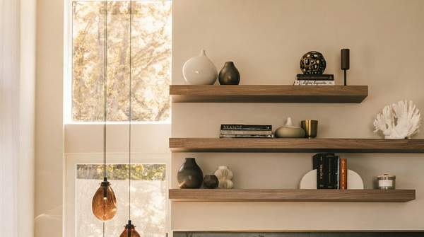 Editorial illustration for Floating, Bracketed, or Picture Ledge: Which Wall Shelf Should You Choose?
