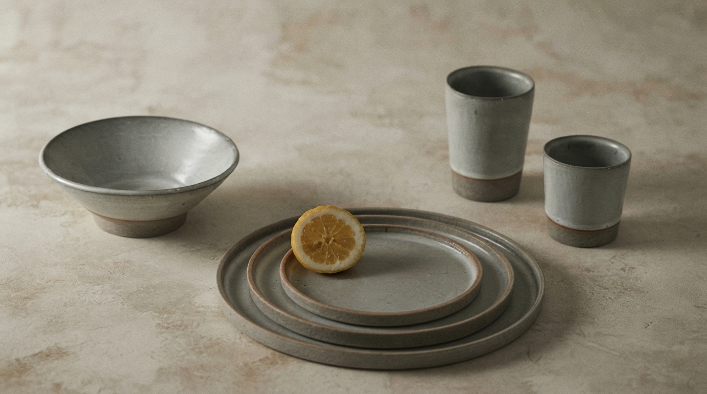 Editorial illustration for Porcelain, Stoneware, Earthenware, or Bone China: Choosing the Ceramic Dinnerware That Fits Your Table